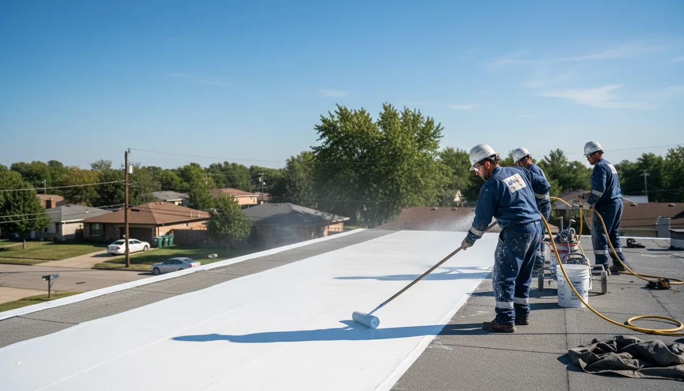 Commercial roof coating in Westfall, OR near me